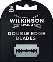 Wilkinson Sword Double Edge Blades - 10 броя резервни ножчета за самобръсначка - продукт