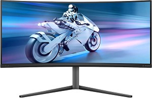  Philips 34M2C6500 - 34", QD-OLED, 100 Hz, 21:9, 3440 x 1440, 0.3 ms, 2 x HDMI, DisplayPort, Adaptive-Sync - 