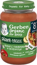         Nestle Gerber Organic for Baby Plant-tastic - 190 g,  8+  - 