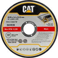    CAT - 10    ∅ 125 / 1.6 / 22.23 mm - 