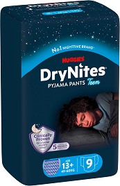  Huggies DryNites Pyjama Pants Teens Boys 13+ - 9 ,   49-60 kg - 