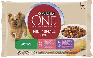     Purina ONE Active - 4 x 100 g,     ,   Purina ONE MINI,         - 