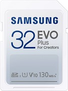   Samsung EVO Plus - Class 10, 130 MB/s - 