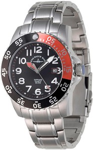  Zeno-Watch Basel - Black + Orange 6350Q-a1-5M -   "Airplane Diver II" - 