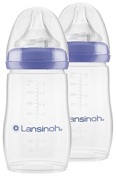   Lansinoh Natural Wave - 2  x 240 ml,  3+  - 