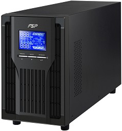    UPS FSP Champ Tower 1K - 1000 VA, 900 W, OnLine, 2x 12V / 9Ah, LCD, 3x IEC  - 