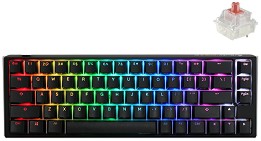    Ducky One 3 SF Pure White - 65%,  USB  1.8 m, ANSI Layout, Hot-Swap, Cherry MX Silent Red RGB - 