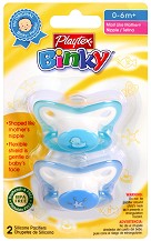   Playtex Binky Pacifier Duck and Star - 2 ,  0-6  - 