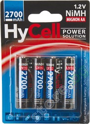  AA -  NiMH (HR6) 2700 mAh - 4  - 