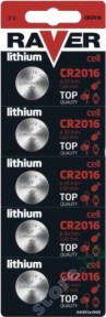   CR2016 -  3V - 5  - 