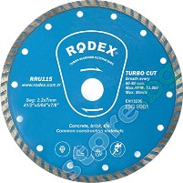      Rodex - ∅ 180 / 2.2 / 22.2 mm   Turbo - 