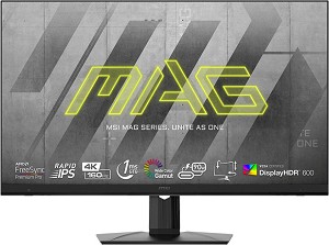  MSI MAG 323UPF - 32", Rapid IPS, 160 Hz, 16:9, 3840 x 2160, 1 ms, 2 x HDMI, DisplayPort, USB-C, AMD FreeSync Premium Pro - 