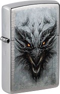   Zippo Dragon Design Linen Weave - 