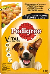 Pedigree Pouch Chicken & Vegetables in Gravy -             1  -  100 g - 