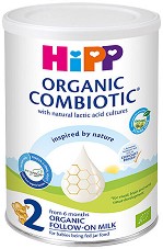     HiPP 2 Organic Combiotic - 350 g,  6+  - 