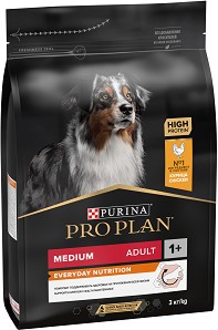     Purina Pro Plan Everyday Nutrition Adult - 3  14 kg,  ,   Medium,   ,  70 kg - 