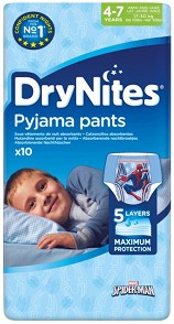  Huggies DryNites Pyjama Pants Boy 4-7 - 10 ,   17-30 kg - 