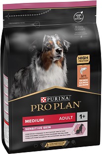        Purina Pro Plan Sensitive Skin Adult - 3  14 kg,  ,   Medium,   ,  70 kg - 