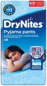  Huggies DryNites Pyjama Pants Boy 8-15 - 9 ,   27-57 kg - 