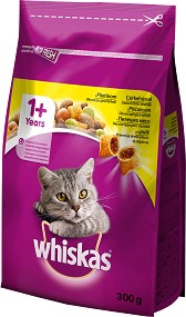 Whiskas Dry Chicken 1+ Years -           1  -   300 g ÷ 14 kg - 