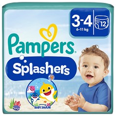     Pampers Splashers 3-4 - 12 ,   6-11 kg,   Baby Shark - 