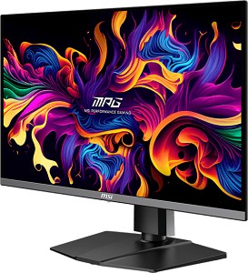  MSI MPG 271QRX QD-OLED - 26.5", QD-OLED, 360 Hz, 16:9, 2560 x 1440, 0.03 ms, HDMI, DisplayPort, USB-C, AMD FreeSync Premium Pro - 