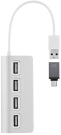 USB-A  T'nB - 4  (4 x USB-A 2.0),   USB Type-C - 