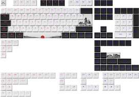     Dark Project - 177 , ANSI & ISO Layout, MX, Double-Shot PBT, CSA Profile - 