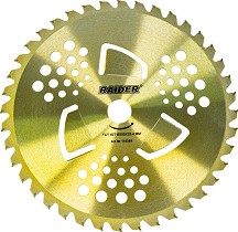    Raider 40TCT -   ∅ 255 x 25.4 mm  40    Garden Tools - 