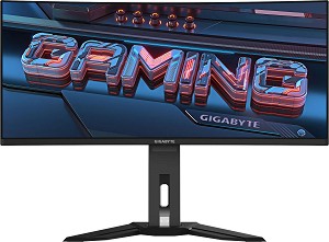  Gigabyte MO34WQC2 - 34", OLED, 240 Hz, 21:9, 3440 x 1440, 0.03 ms, 2 x HDMI, DisplayPort, USB-C, AMD FreeSync Premium Pro - 