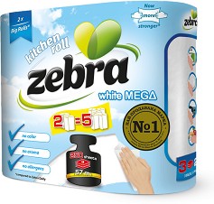    Zebra White Mega - 2  - 