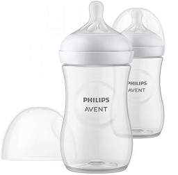   Philips Avent - 2  x 260 ml,   Natural Response, 1+  - 