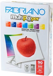    A4 Fabriano Multipaper - 500 , 90 g/m<sup>2</sup>   165 -  