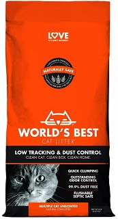      World's Best Cat Litter Low Tracking - 3.63 ÷ 12.7 kg - 