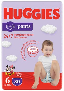  Huggies Pants 6 - 30 ,   15-25 kg,       - 