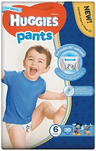  Huggies Pants Boy 6 - 30 ,   15-25 kg - 