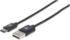  USB 2.0 Type-A male  USB Type-C male Manhattan - 50 cm - 