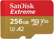 Micro SDXC   SanDisk - Class 10, U3, V30, A2,   Extreme - 