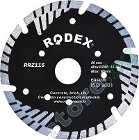      Rodex - ∅ 180 / 2.4 / 22.2 mm   Turbo - 