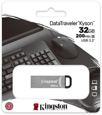 USB- 3.2 Gen 1   Kingston DataTraveler Kyson - 32, 64  128 GB - 