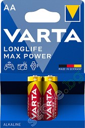  AA -  (LR6) - 2  6    Longlife Max Power - 