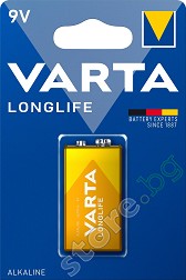  9V -  (6LR61) - 1    Longlife - 