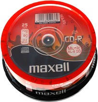 CD-R Maxell 700 MB - 25       52x - 