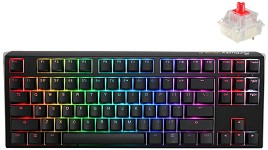    Ducky One 3 TKL Classic - TKL,  USB  1.8 m, ANSI Layout, Hot-Swap, Cherry MX Red RGB - 