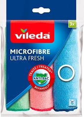    Vileda Ultra Fresh Anti-Bac - 3 , 30 x 30 cm,   ,      - 