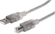   USB A male  USB B male Manhattan - 1.8 m - 