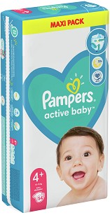  Pampers Active Baby 4+ - 54 ,   10-15 kg - 