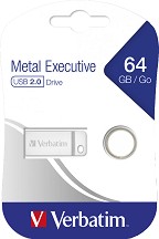 USB 2.0   64 GB Verbatim Metal Executive - 