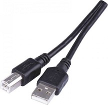  USB 2.0 Type-A male  USB Type-B male Emos - 2 m - 