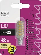 LED  Emos JC E14 4.5 W 3000K - 465 lm   Classic - 